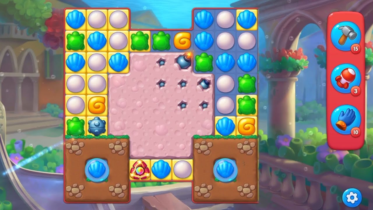 Parallely connected Bombs 💣 explosion 💥 | Fishdom Gameplay 🐠🐟🐡