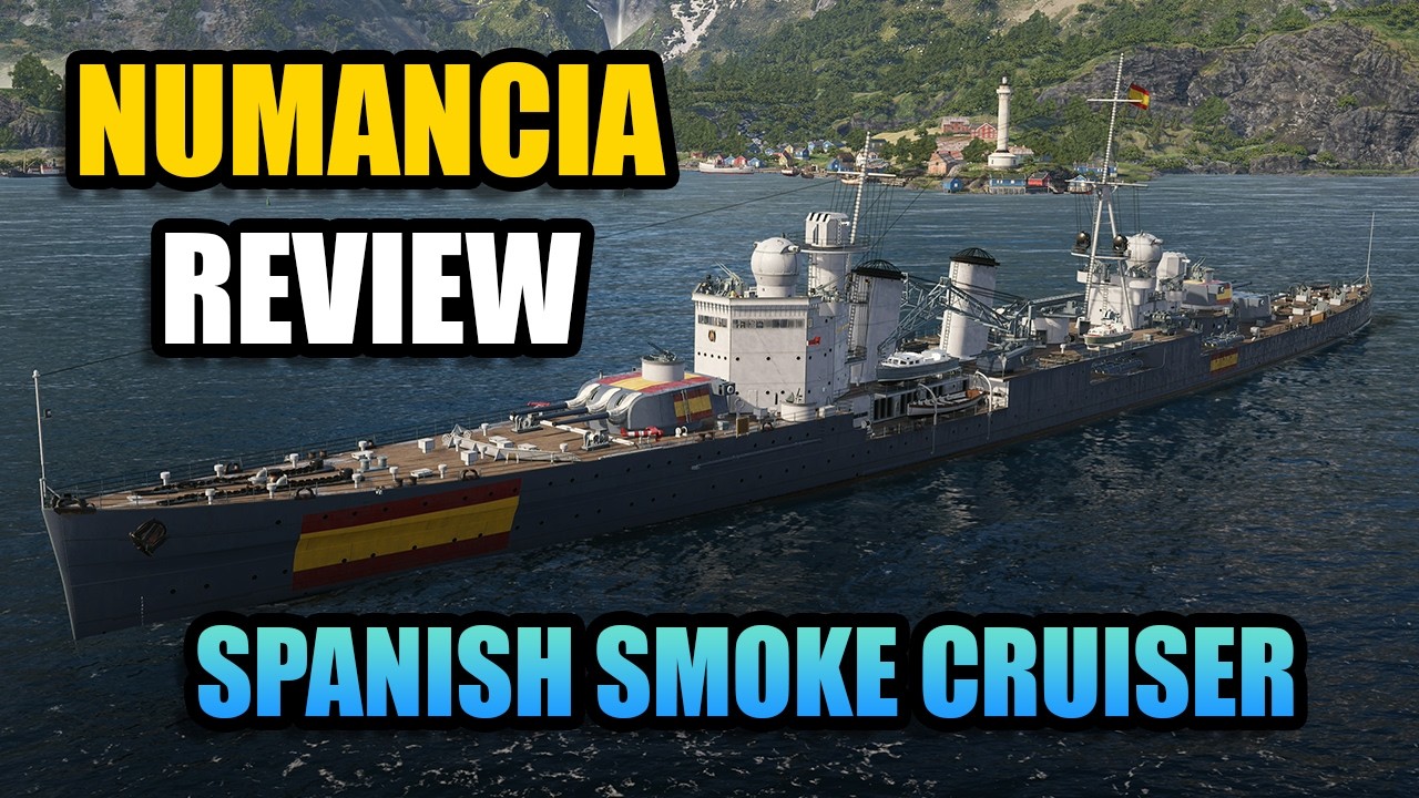 Numancia Review – Tier 7 Spanish Cruiser | WoWS Legends