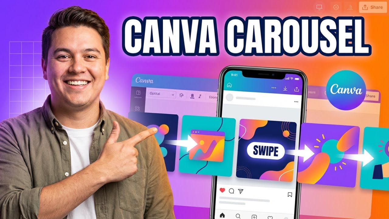 Как создать карусель в Canva (урок по созданию карусели в Instagram)
