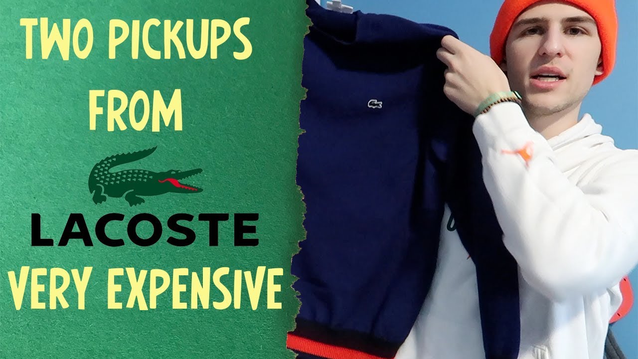 2 LACOSTE PICKUPS (VERY EXPENSIVE) 🐊💸