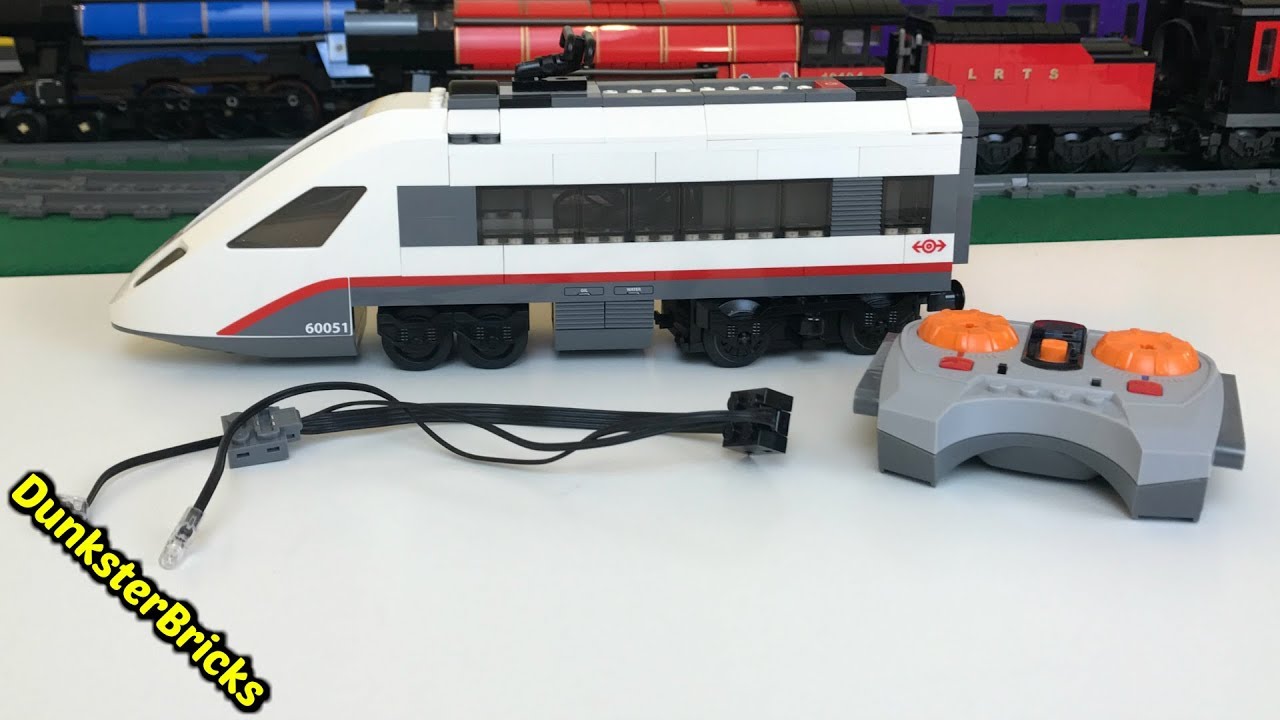 How To! Fitting Lights to LEGO High Speed Passenger Train! Set 60051!  Tutorial