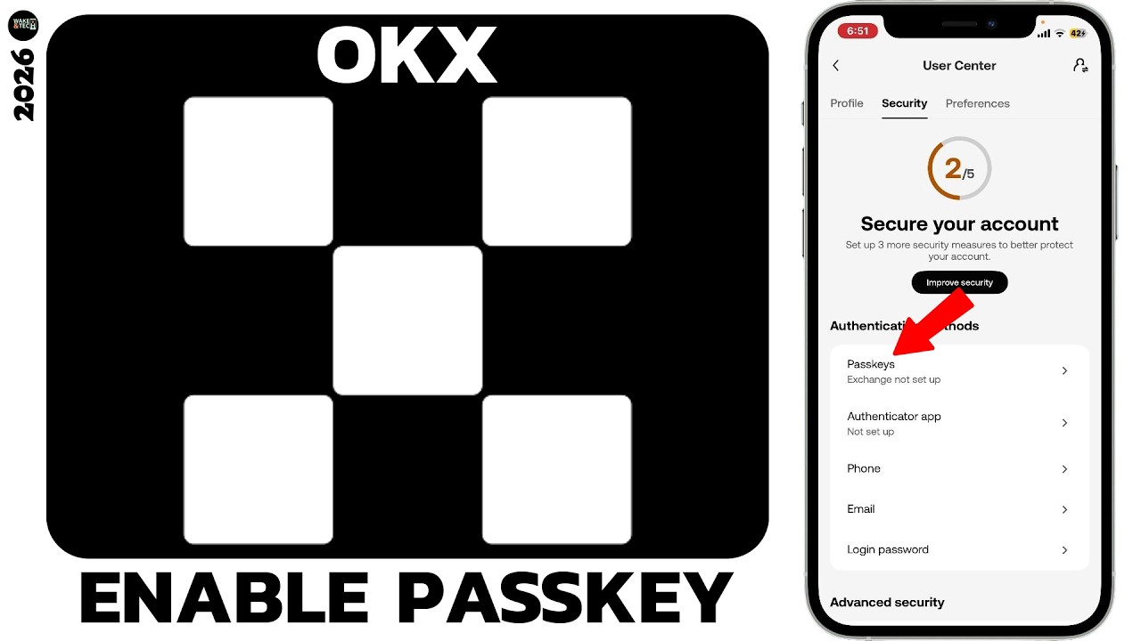 OKX Passkey Setup Tutorial | Secure Login Without Password