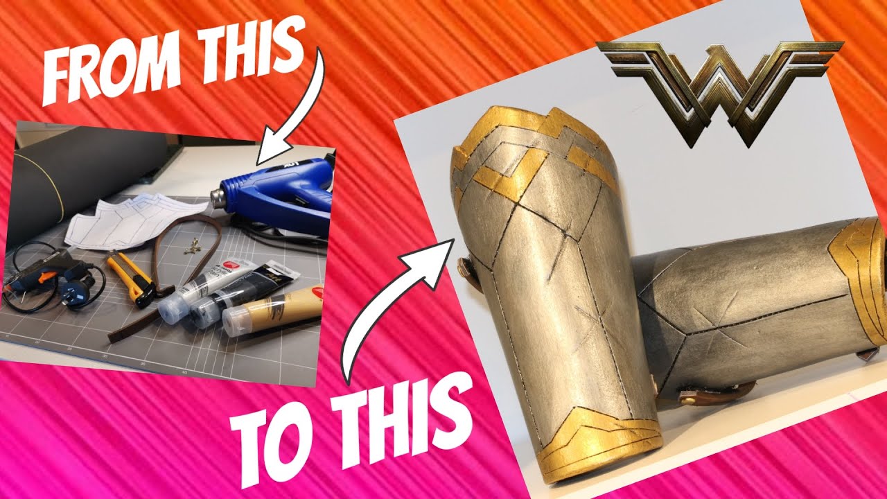 EASY Wonder Woman bracers tutorial using foam // Wonder Woman Cosplay