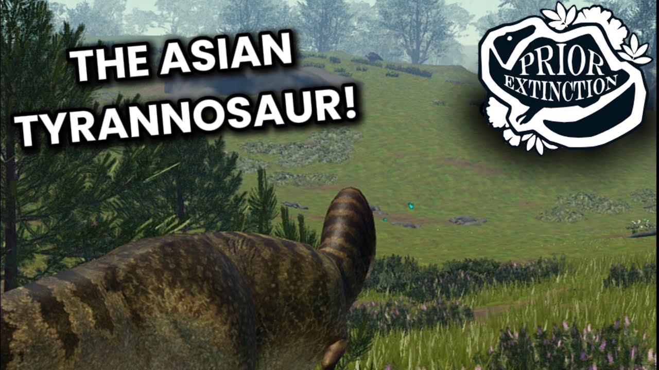 The Asian Tyrannosaur (Tarbosaurus) Gameplay! Prior Extinction ROBLOX