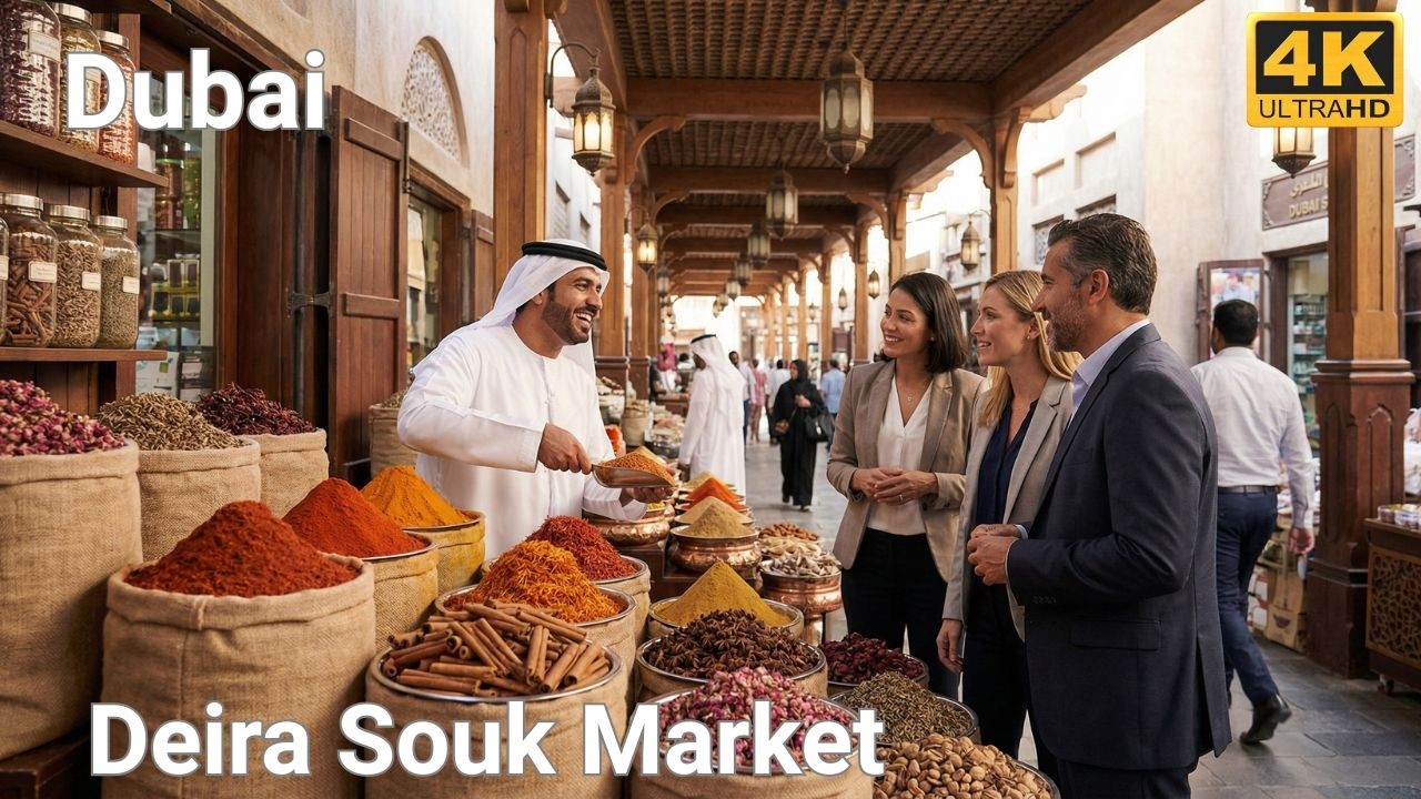 🇦🇪 Dubai&rsquo;s Most Famous Markets Deira | Gold Souk & Spice Souk to Baniyas Square Walking Tour.