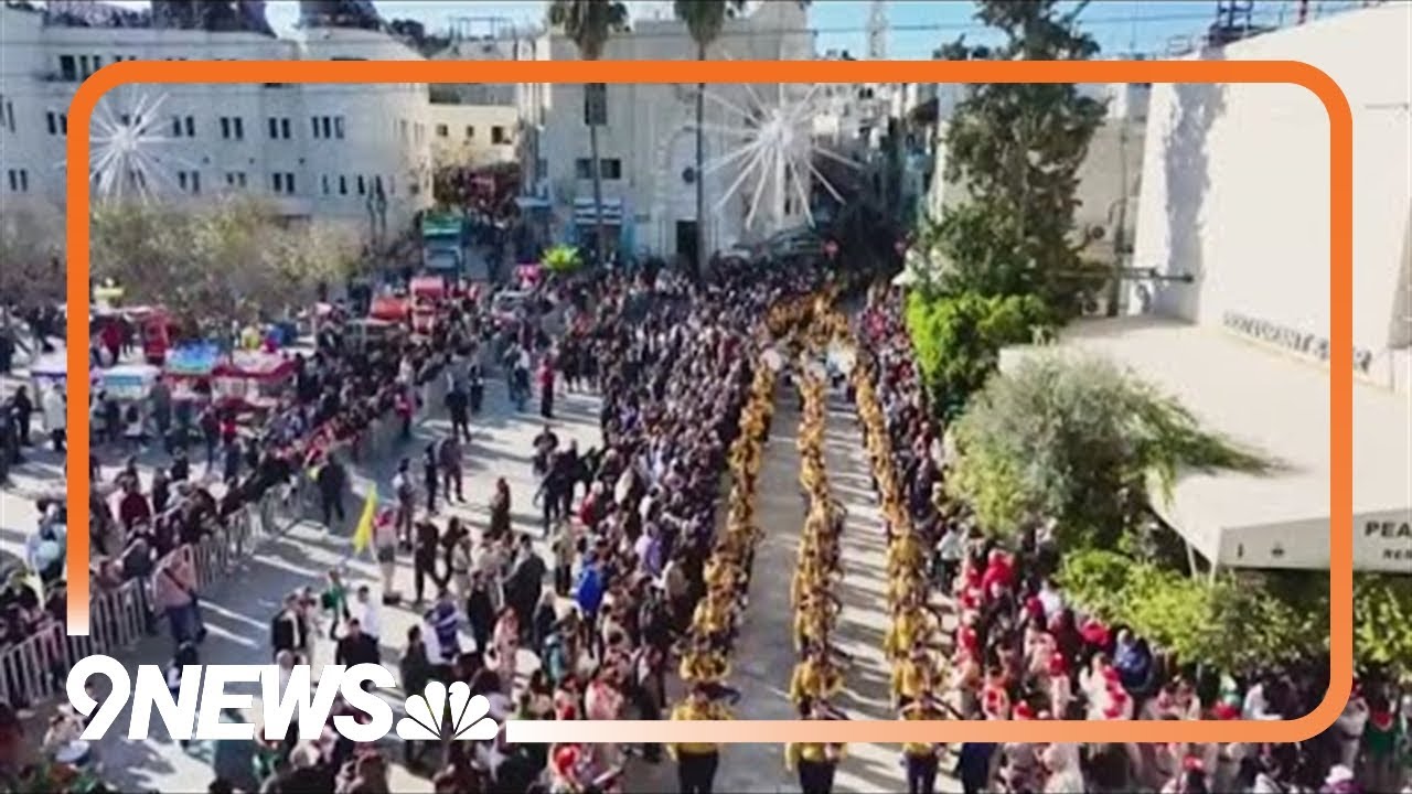 Bethlehem holds first Christmas celebration in three years