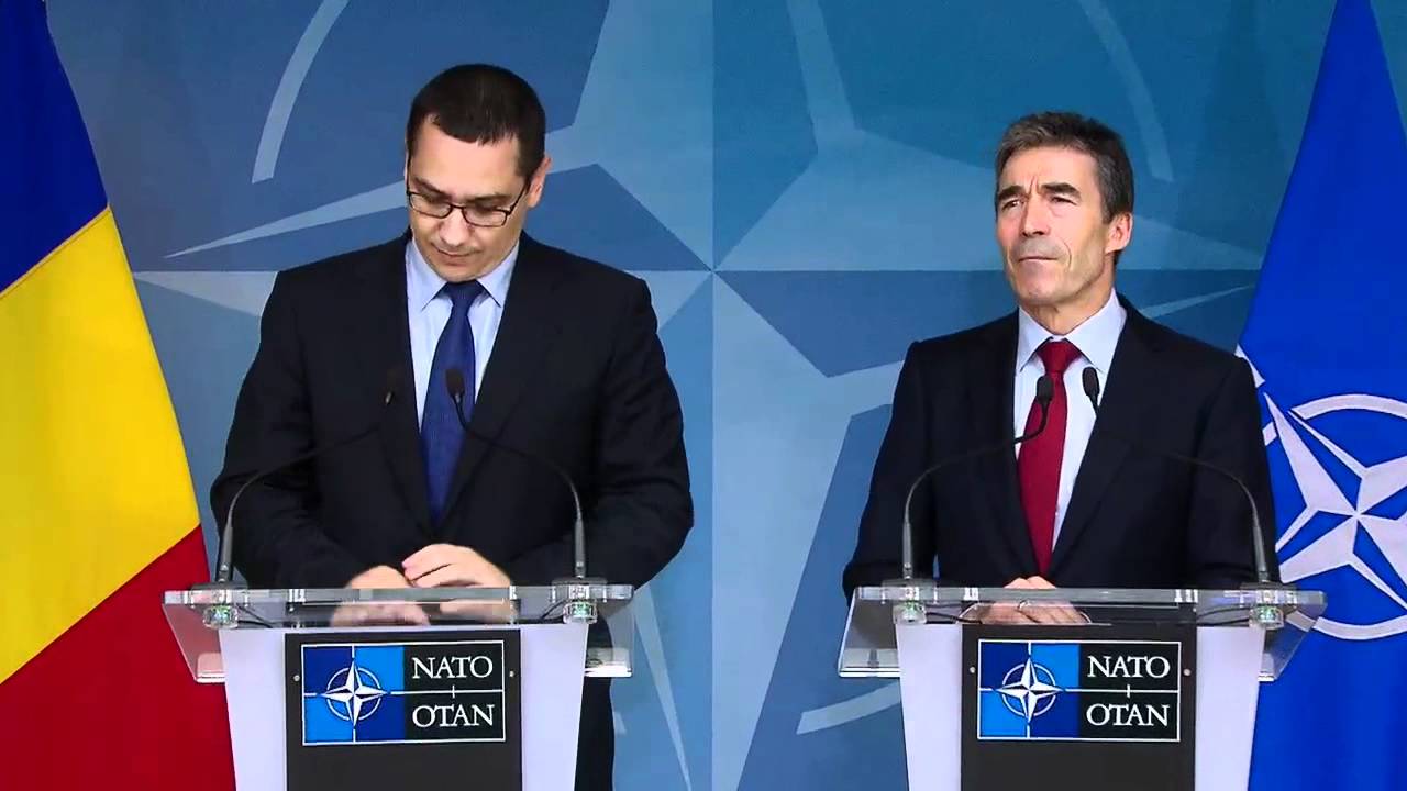 NATO Secretary General - Press Point w/Prime Minister of Romania