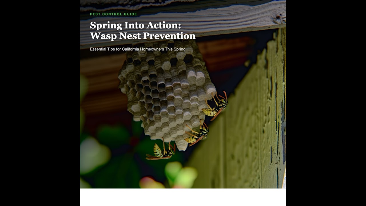 Spring Into Action: Essential Wasp Nest Prevention Tips for California Homeowners This Spring