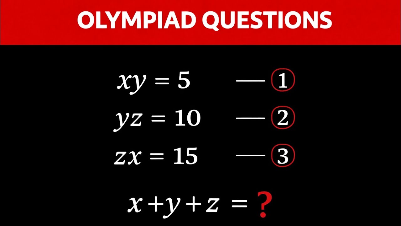 Only 1% Can Solve This Olympiad Question! Can You?