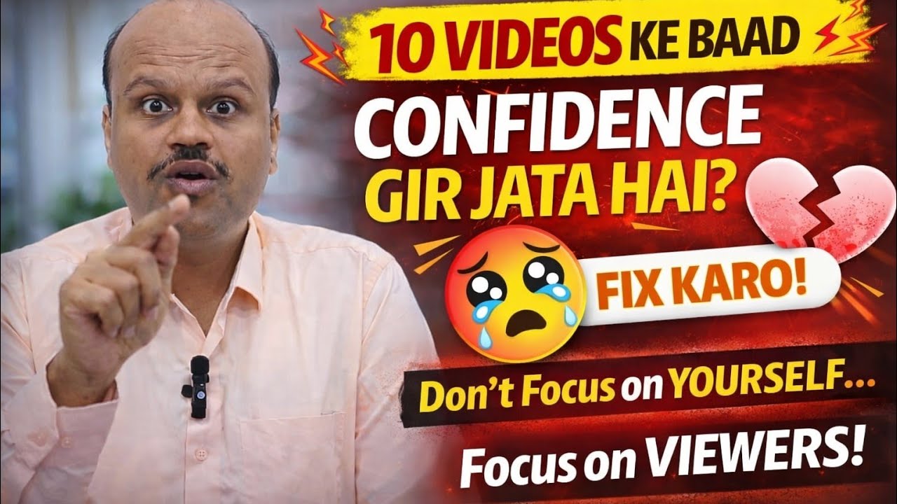 Why New YouTubers Lose Confidence After 10 Videos (And How to Fix It) #motivationdaily #shortvideo 