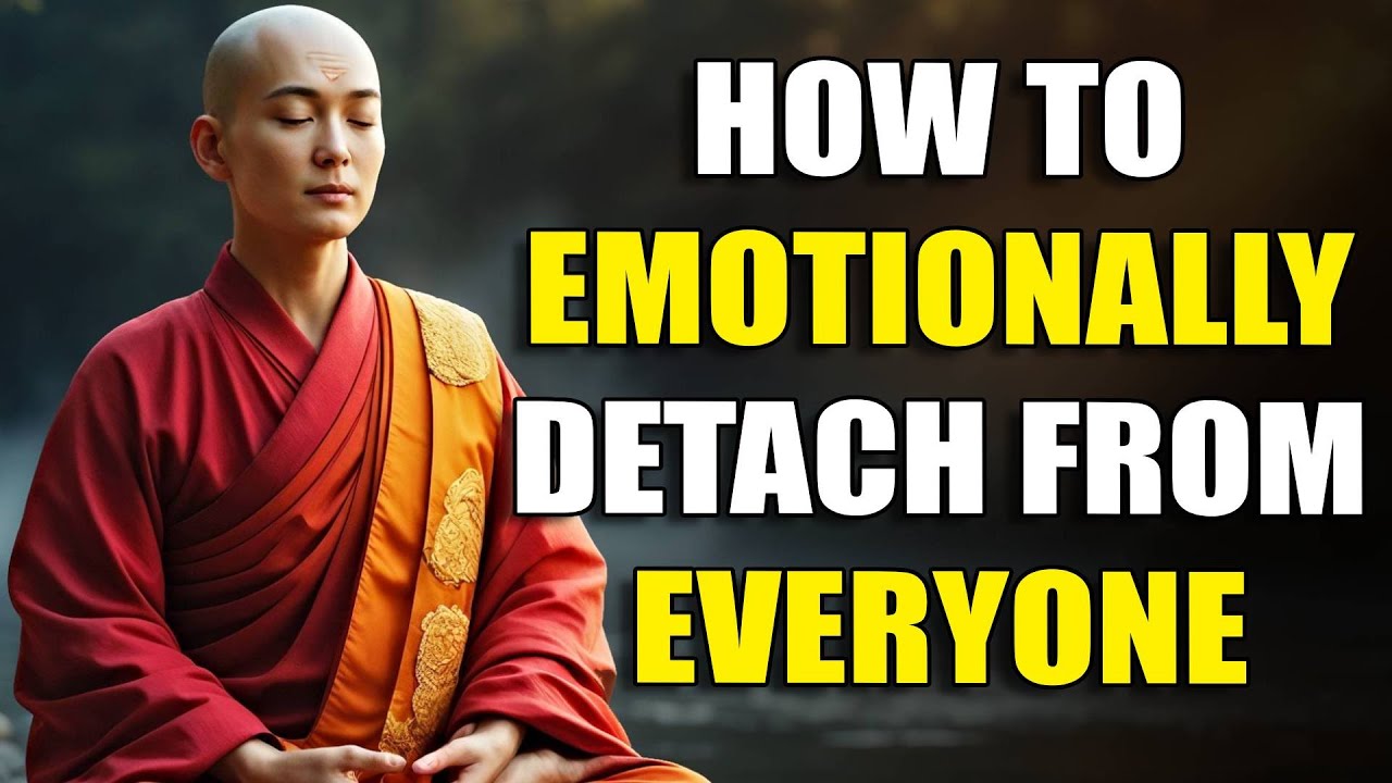 How to DETACH from PEOPLE and SITUATIONS & Be Unbothered in LIFE | Buddhism