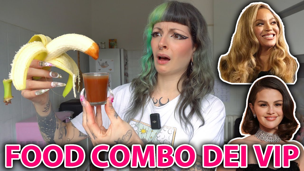 PROVO LE FOOD COMBO PIU' ASSURDE DELLE CELEBRITIES