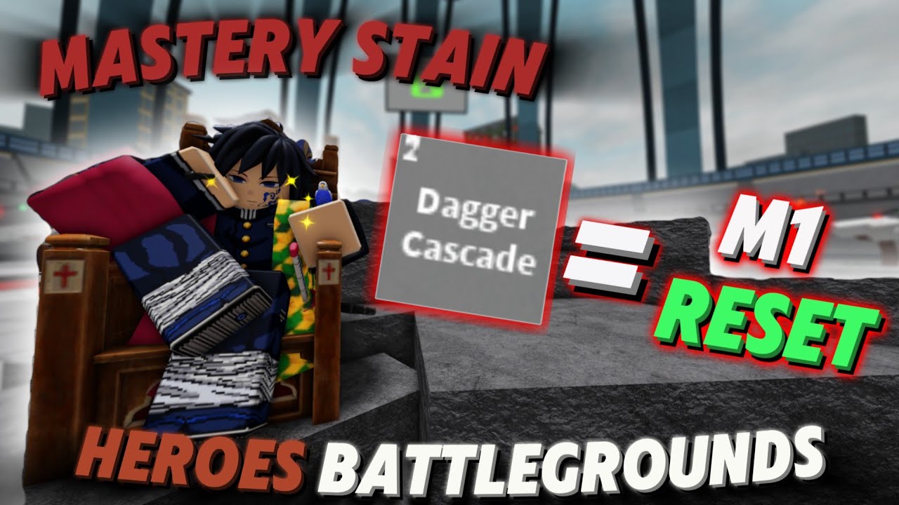 I Hope This M1 Reset Tech is Mastery Stain's Last Tech... - Roblox Heroes Battlegrounds