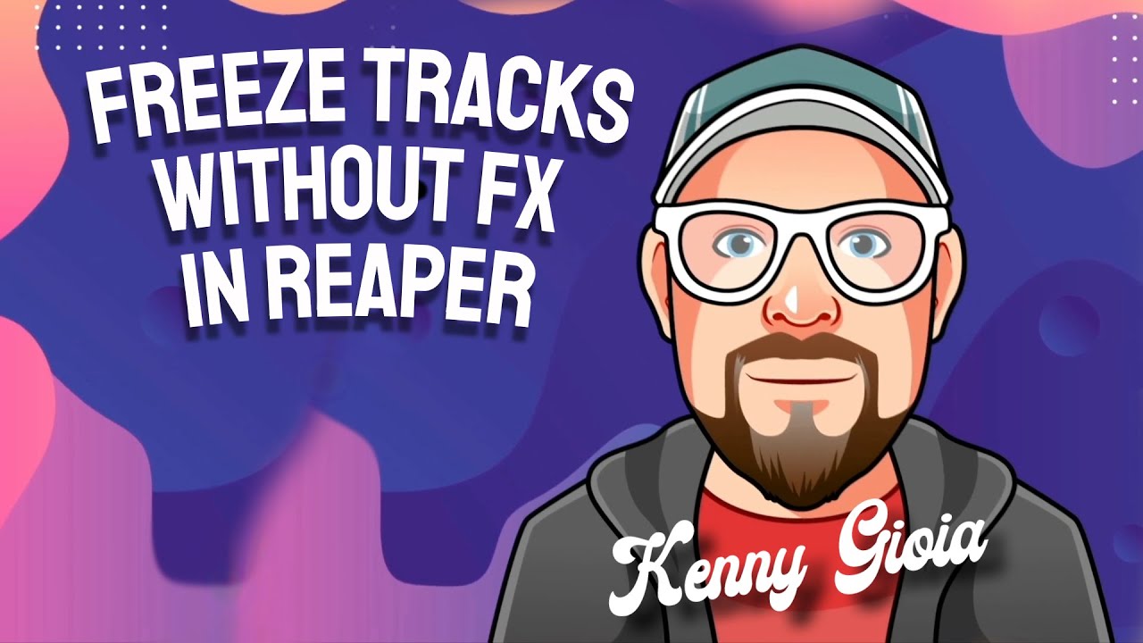 Freeze Tracks without FX in REAPER