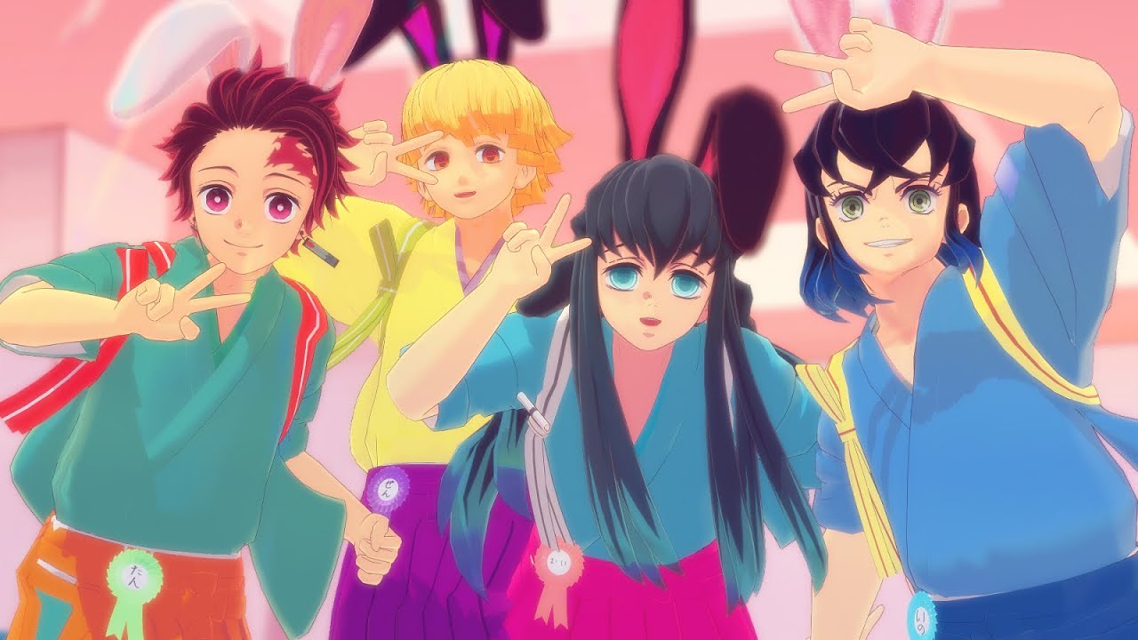 【#鬼滅のMMD】有頂天LOVE【時透無一郎･竈門炭治郎･我妻善逸･嘴平伊之助】