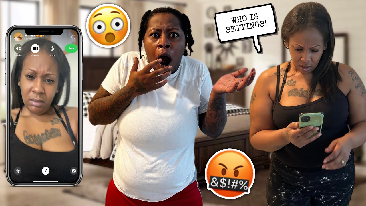 SAVING ANOTHER GIRL NAME AS “SETTINGS” IN MY PHONE PRANK ON WIFE!! (SHE FLIPPED)