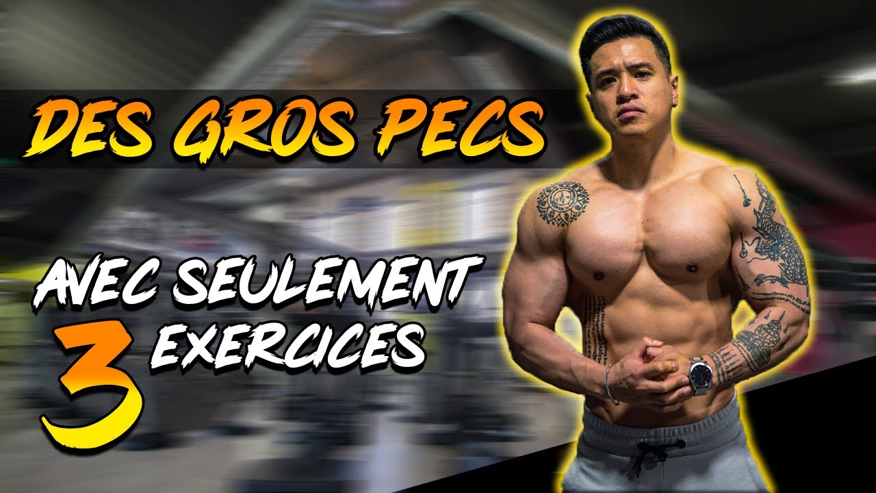 3 EXERCICES SUFFISENT POUR AVOIR DES GROS PECS! 😉