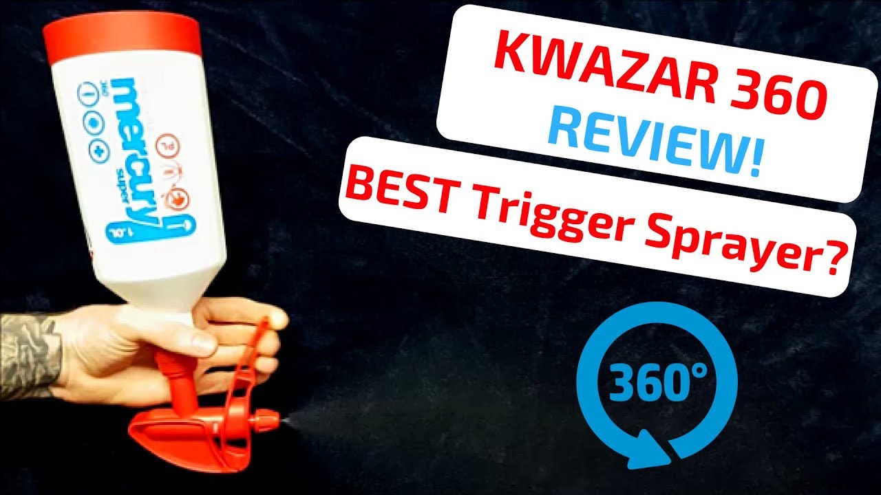 Kwazar Mercury Pro+ 360 Trigger Sprayer Review! Is this the BEST Trigger Sprayer EVER?!