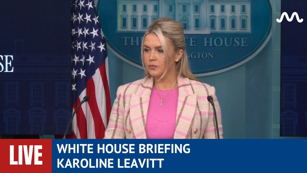 LIVE: Karoline Leavitt Holds White House Press Briefing | Washington, DC