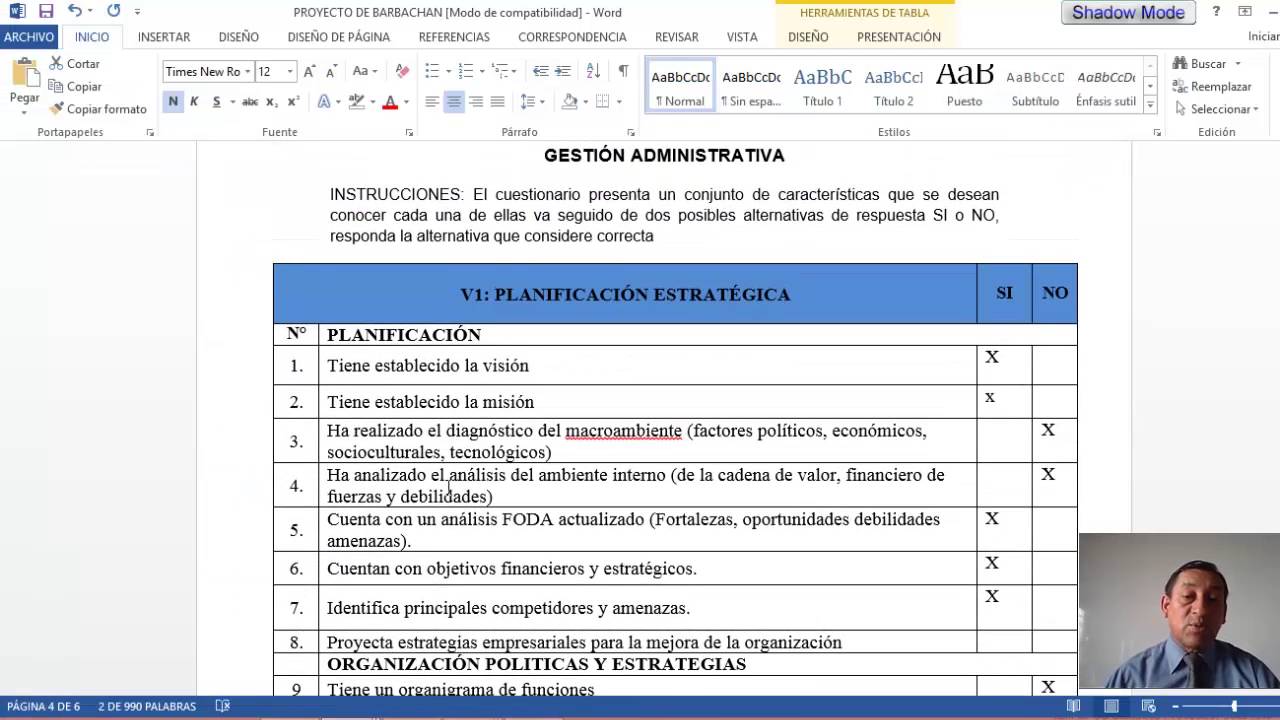PRUEBA DE HIPOTESIS CHI CUADRADO PARA INSTRUMENTO DICOTOMICO