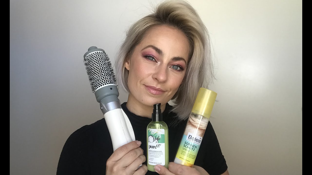 😍 kurze Haare glatt & voluminös föhnen mit dem RUNDFÖHN | rockabillymaria