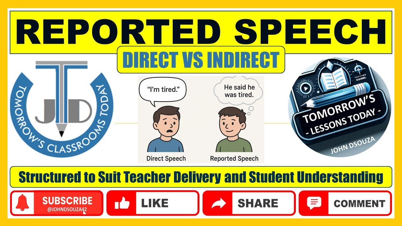 Reported Speech | Direct vs Indirect