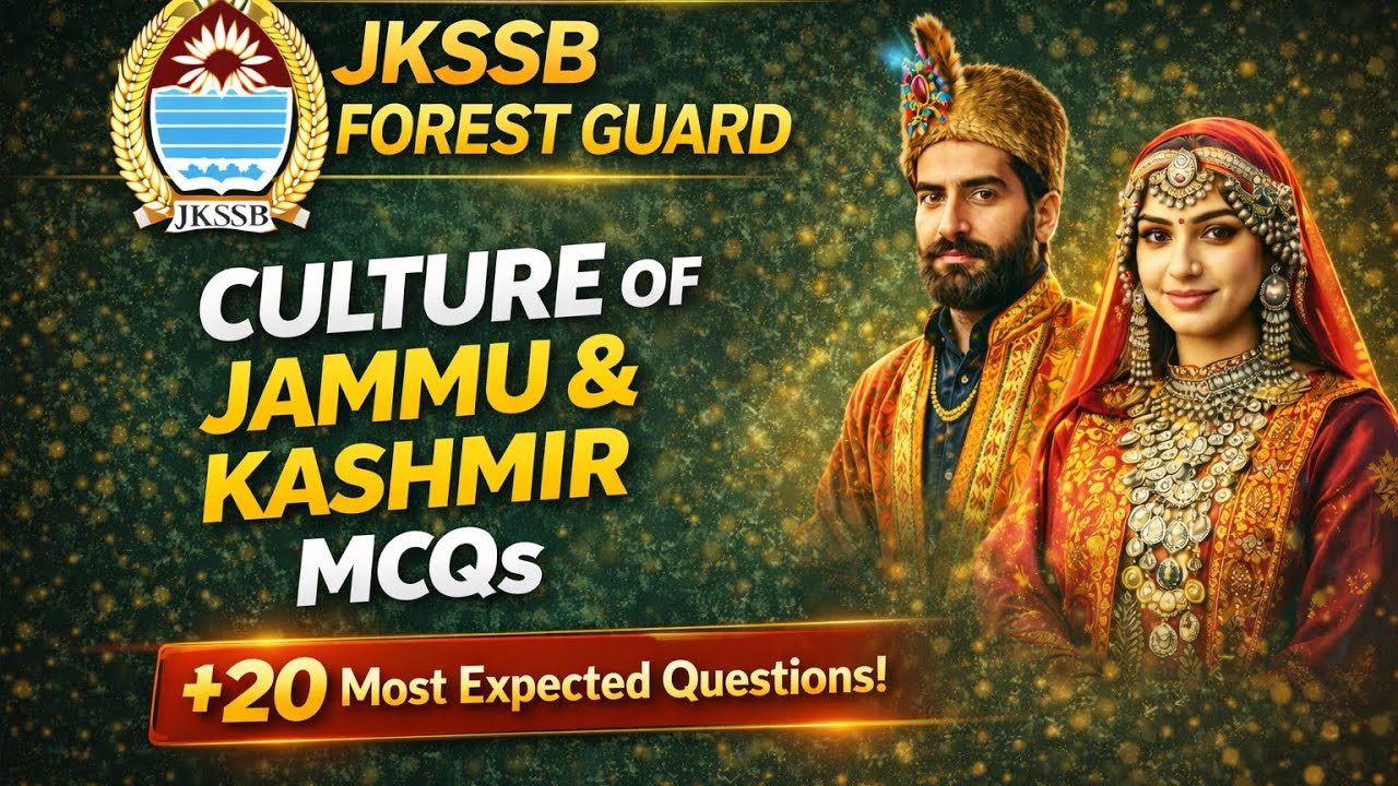 Jkssb Forest Guard Most important Mcq 