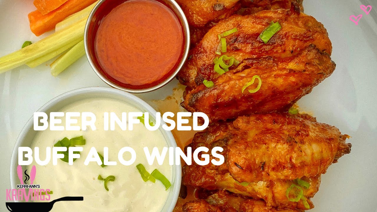 BEER INFUSED BUFFALO WINGS RECIPE|GRILLED|SUMMER COOKOUT SERIES
