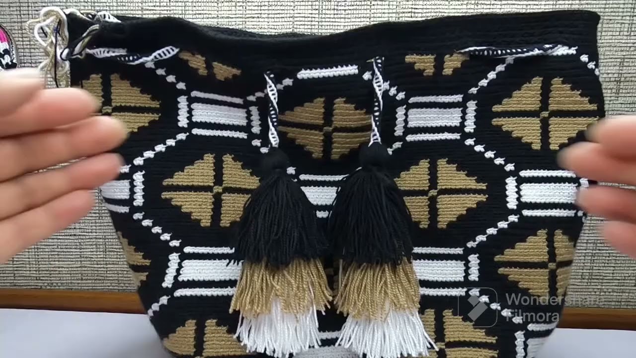 cordón, pompones y pasadores para la mochila el dorado fácil y paso a paso