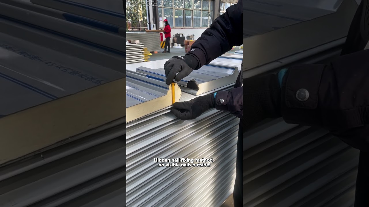 Designed for thermal insulation ❄️ of factory 🏭 roofs 🔼 &ndash; polyurethane roof panels!
