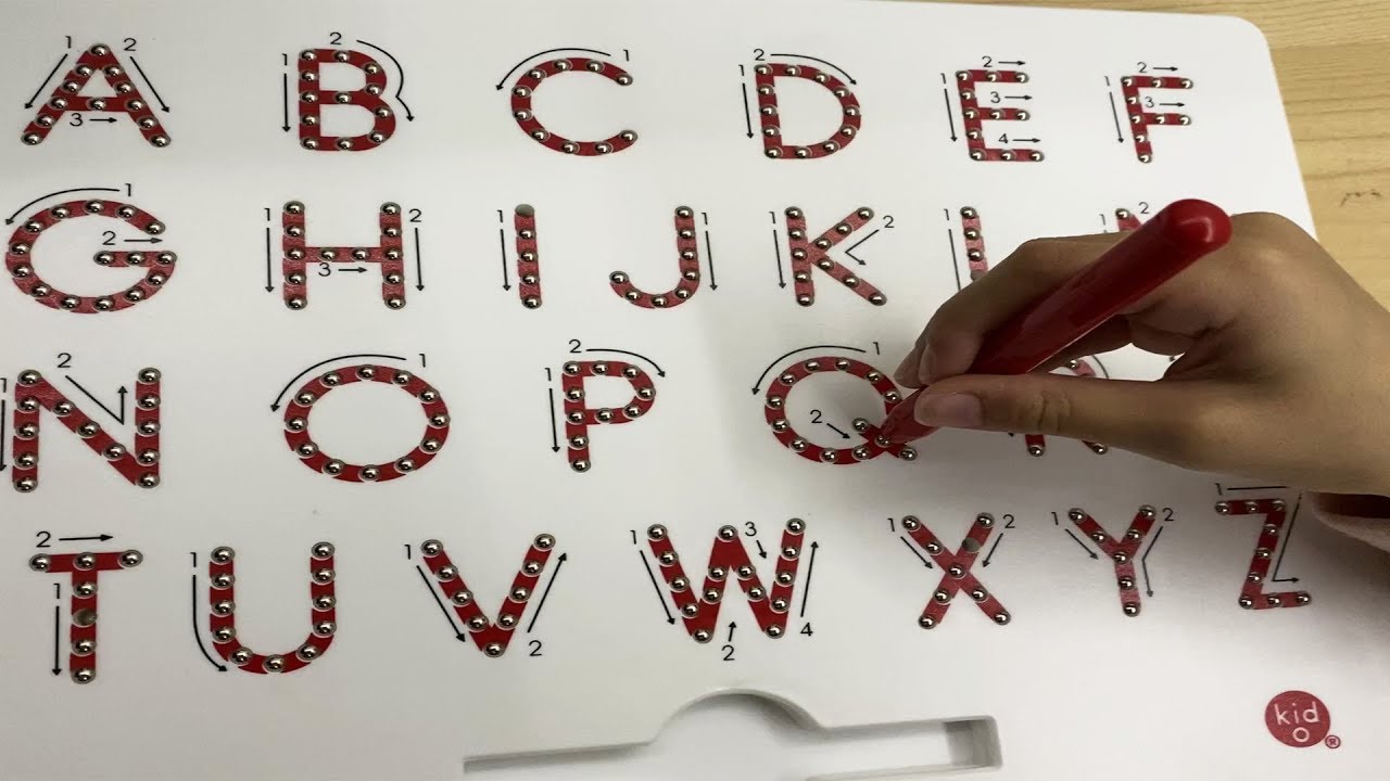 learning ABC Letter Alphabet phonics with MAGNATAB
