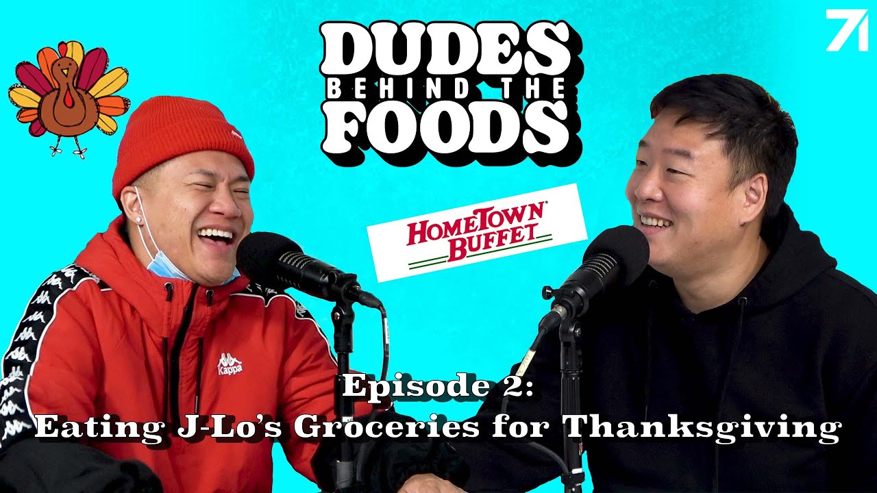 Eating J-Lo’s Groceries for Thanksgiving + the Weirdest Thing We’ve Eaten? - #DBTF Ep 2