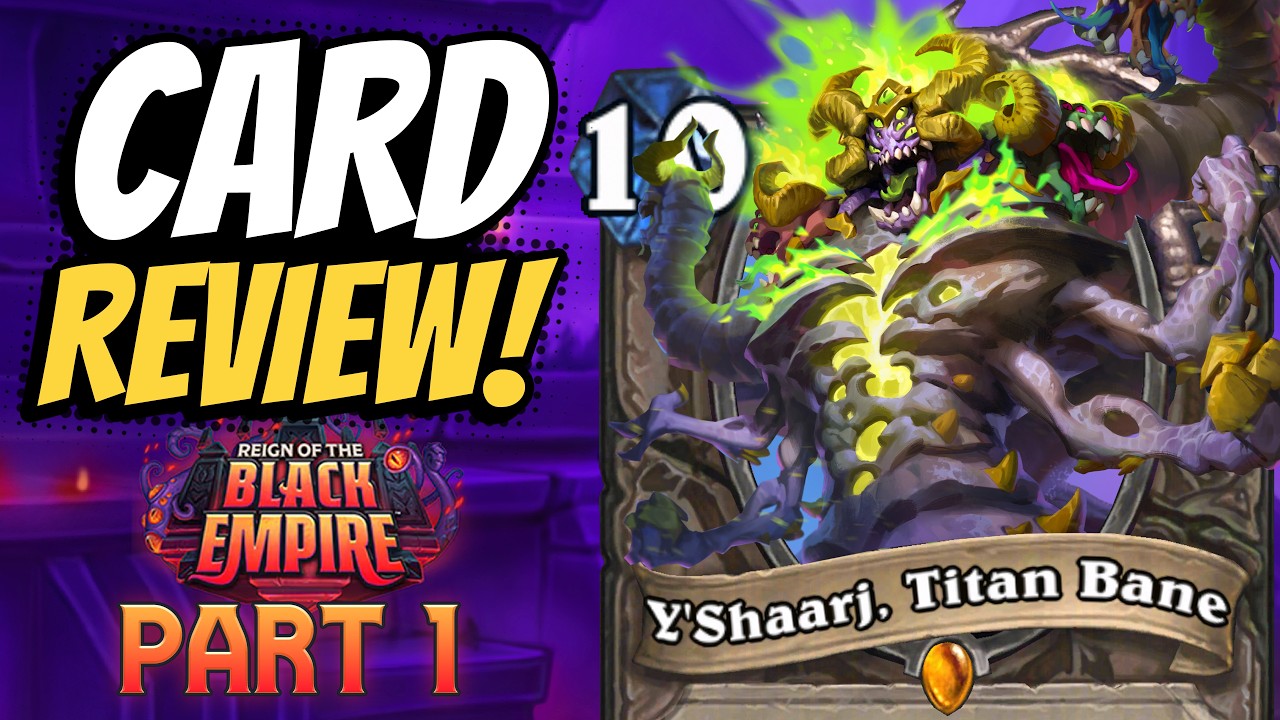 OLD GODS RETURN. New C'thun cards! One hour review!?! | Black Empire Review #1