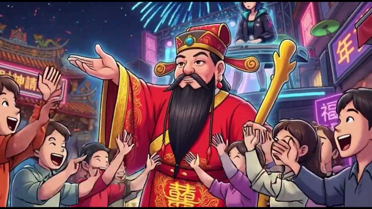【過年神曲】咚咚隆鏘發大財！🧧 財神爺 x DJ 少女帶你逛年貨大街 (Official Audio)