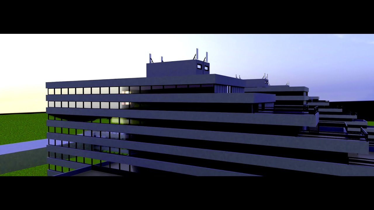 Recreating my university building in Blender | Speedart #1