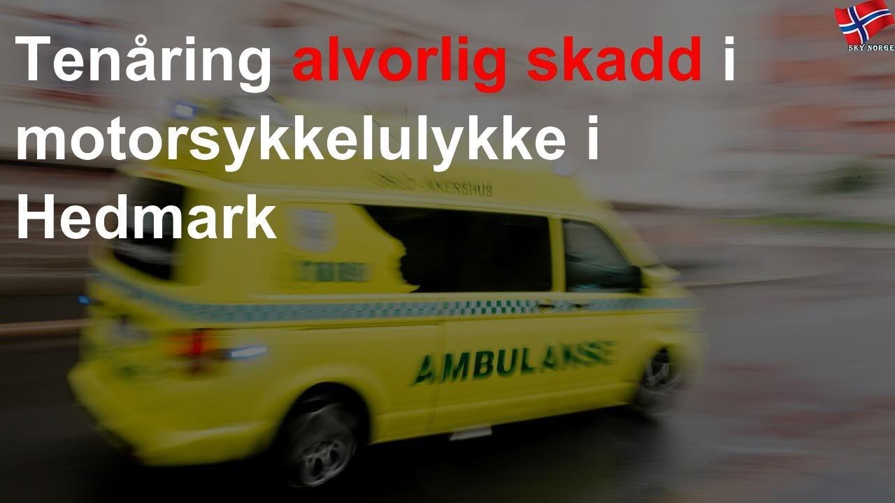 Ten&aring;ring alvorlig skadd i motorsykkelulykke