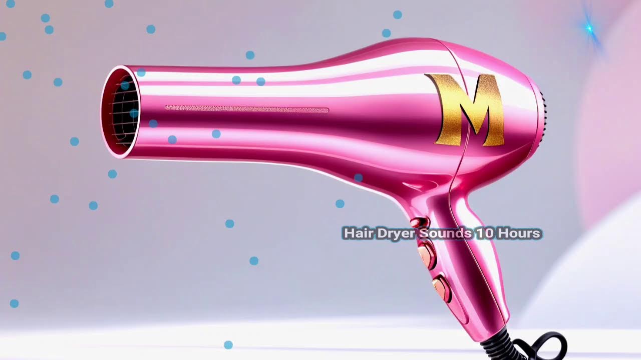 White Noise for Babies – Blow Dryer ASMR - Gentle White Noise Sound