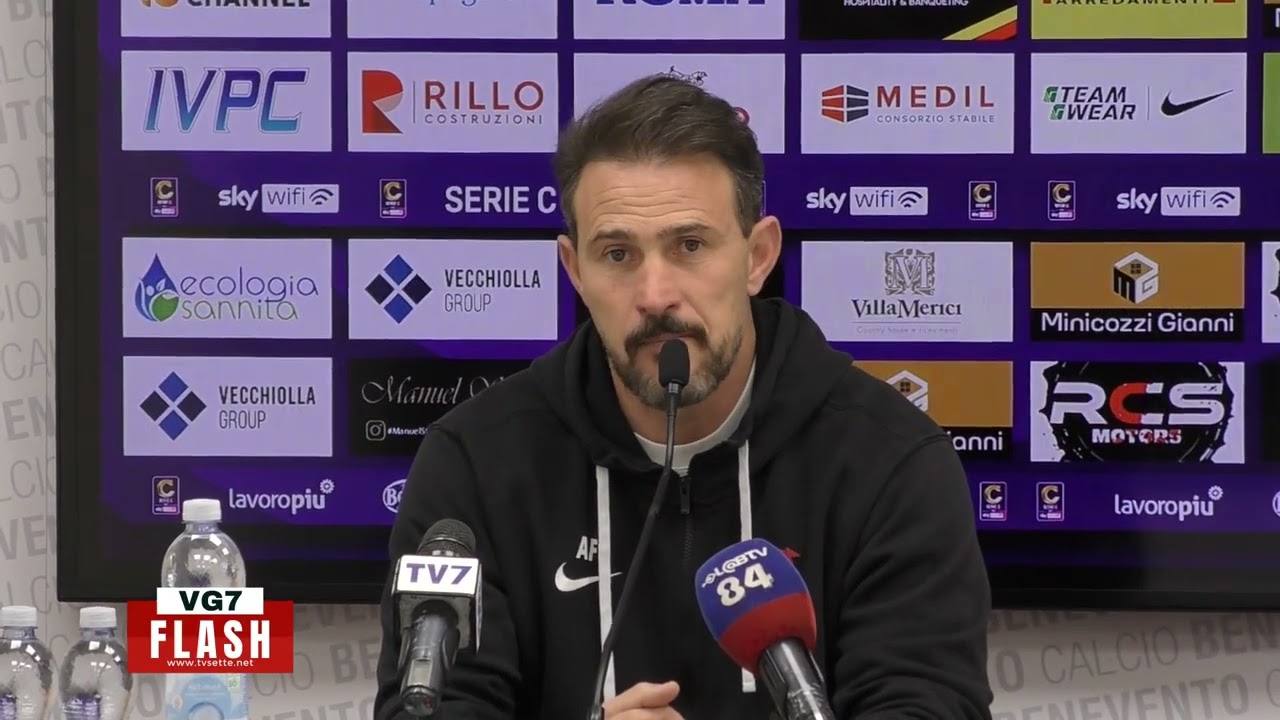 Benevento Calcio, Floro Flores dopo l’1-1: “Due punti persi, orgoglioso dei miei ragazzi”.