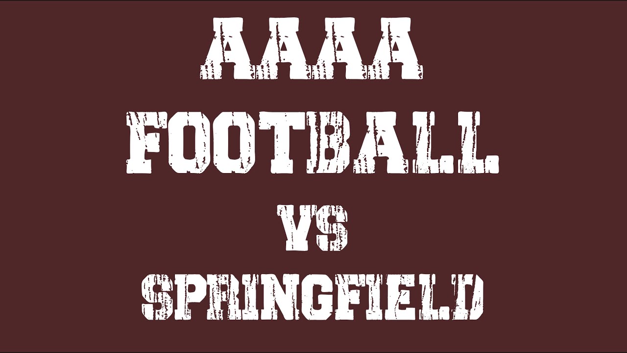 WHSFL Week 6 - St. Paul's vs Springfield
