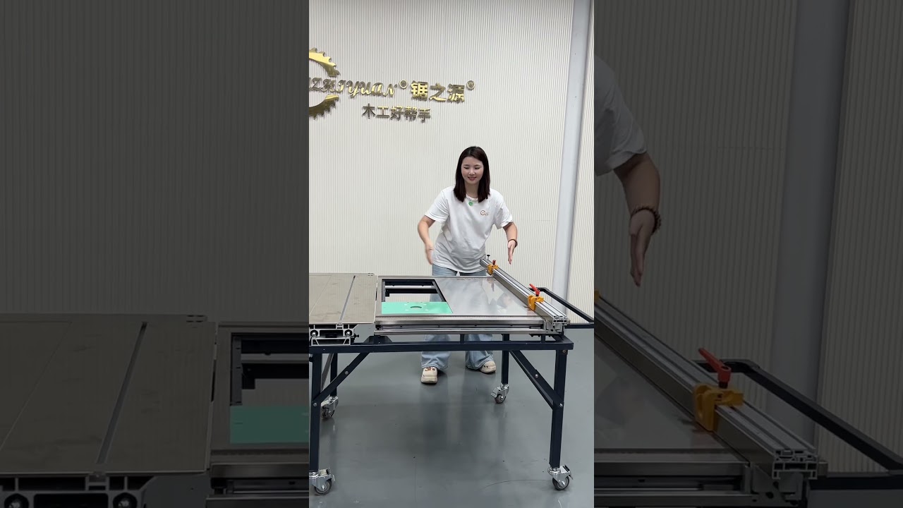 JT-11 Model - Compact Foldable Saw Table Built for Precision #slidingtablesaw #woodworking