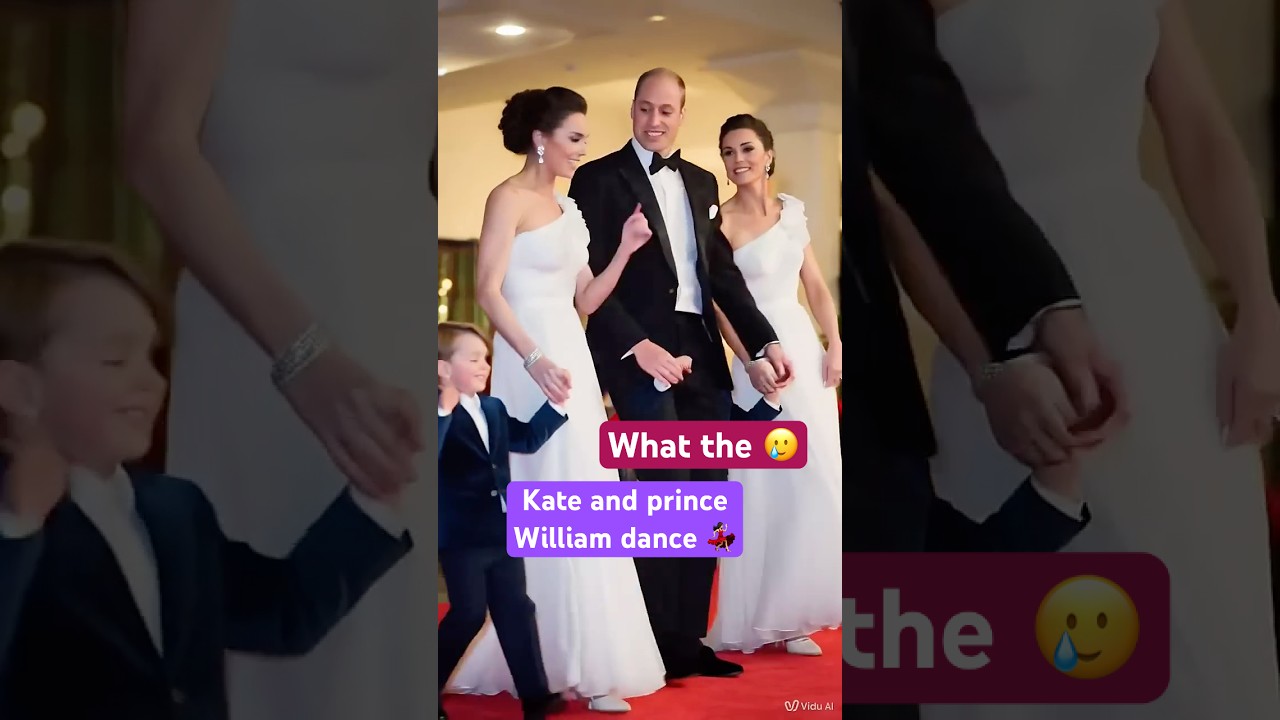Princess kate and Prince William together dance at Christmas time #shorts #princewilliam #kate #usa