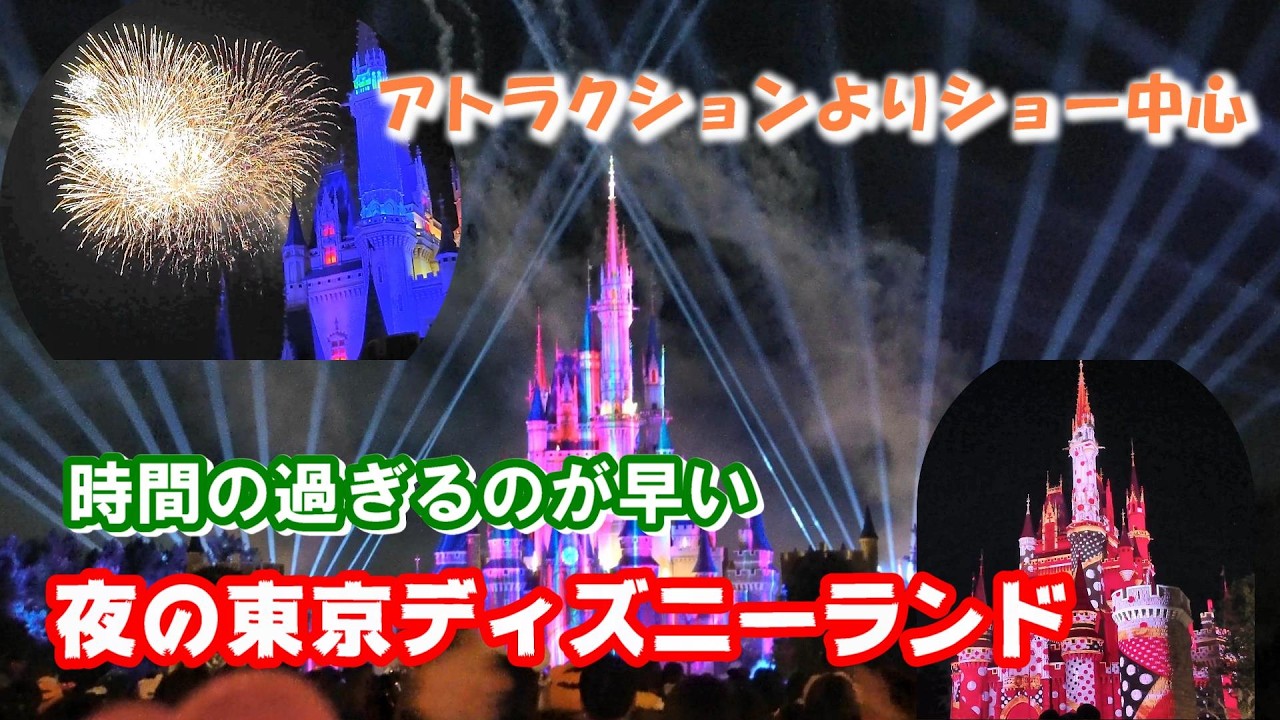 夜の東京ディズニーランドを楽しむ【ミニー＠ファンダーランド】