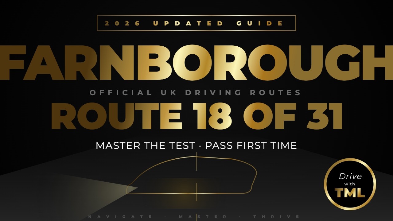 Farnborough Driving Test Routes 2026 | Route 18 of 31 Walkthrough | Pass Your Farnborough Test