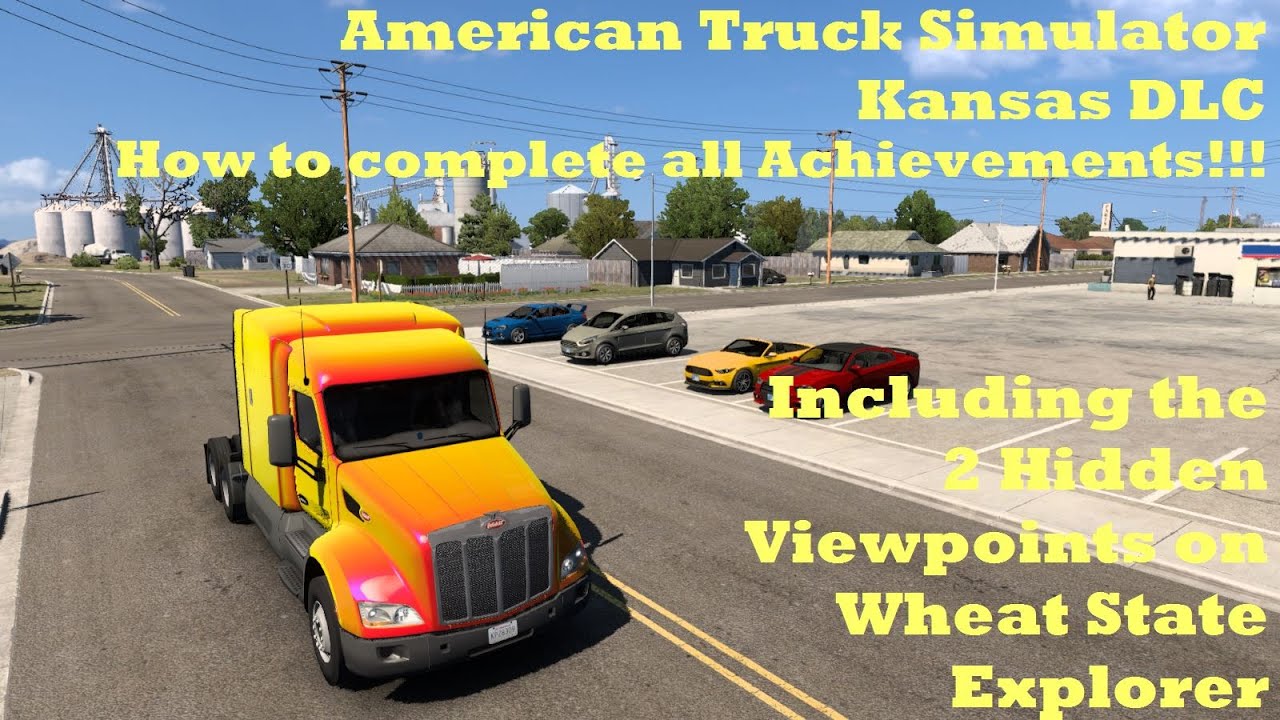 American Truck Simulator How to Complete All Kansas DLC Achievements including Wheat State Explorer!