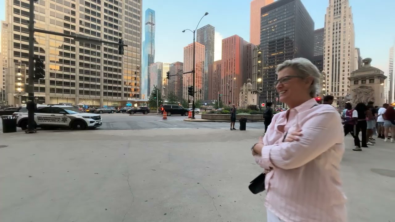 Andrew David arrested during Street Performance at the Wrigley Building