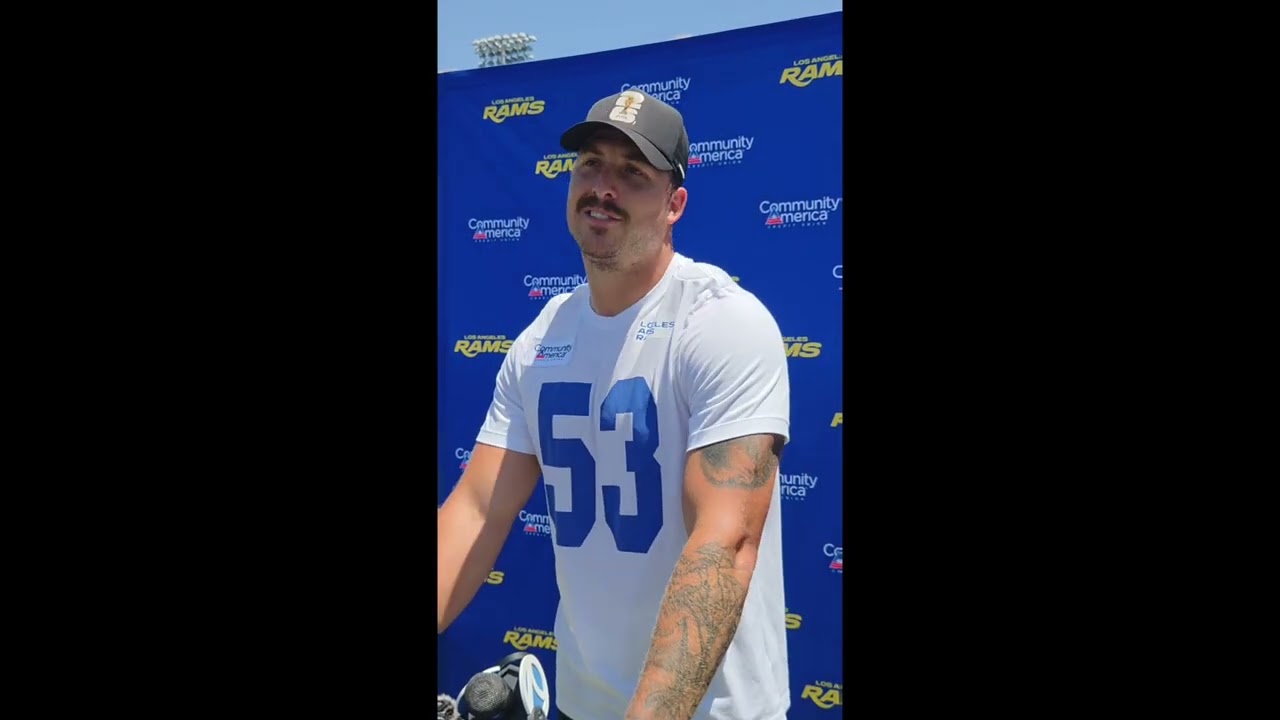 Wrapping up the first week of #Rams #trainingcamp at LMU. This includes our chat w/LB #NateLandman.