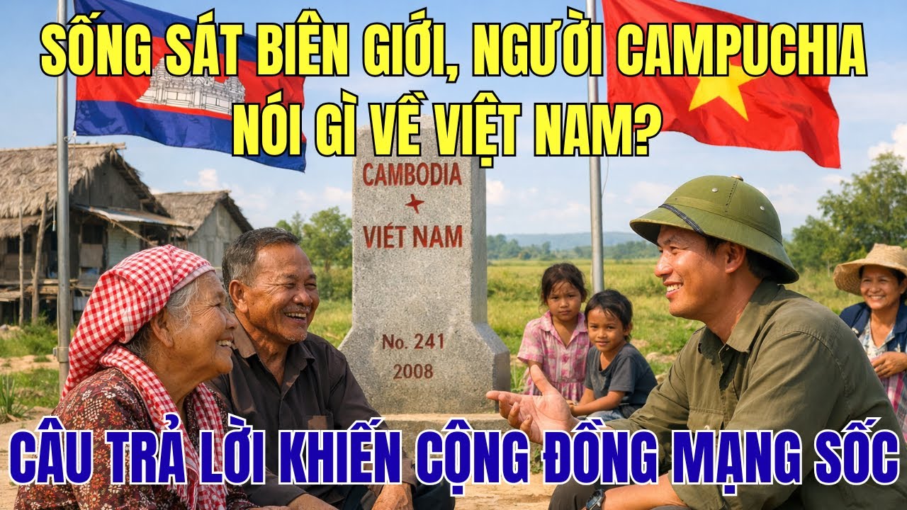 Sống Sát Biên Giới, Người Campuchia Nói Gì Về Việt Nam? Câu Trả Lời Khiến Cộng Đồng Mạng Sốc