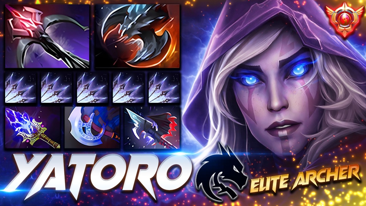 Yatoro Drow Ranger - ELITE ARCHER - Dota 2 Pro Gameplay [Watch & Learn]
