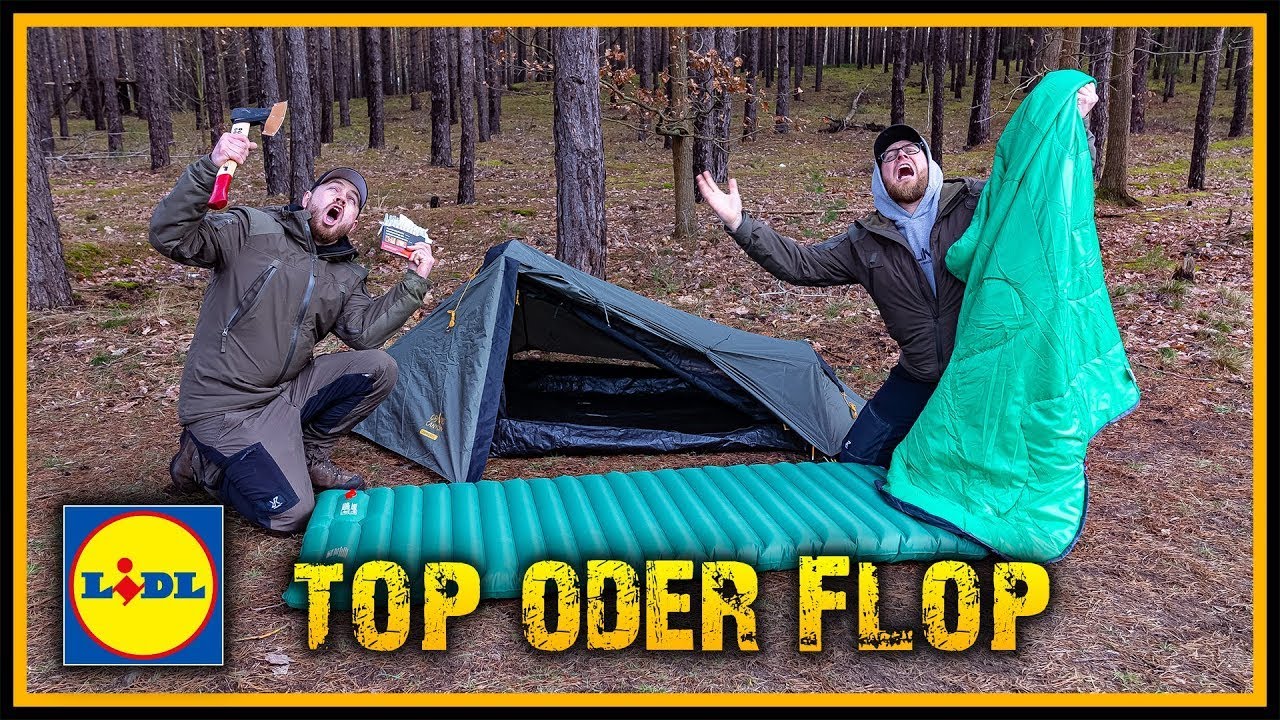 Outdoor Ausrüstung von LIDL - Bushcraft Survival Camping Test