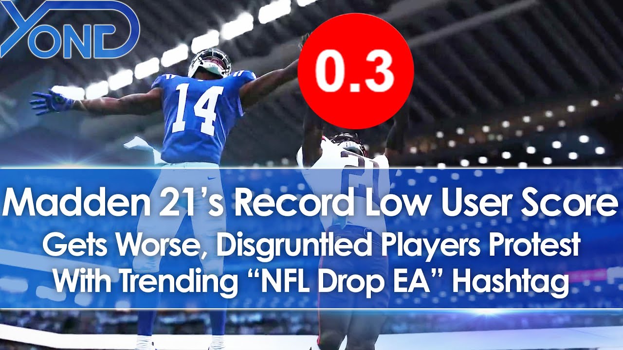 Madden 21's Record Low User Score Gets Worse On Metacritic, 